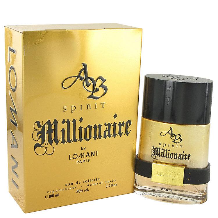 AB SPIRIT MILLIONAIRE BY LOMANI EDT 3.3 FLOZ