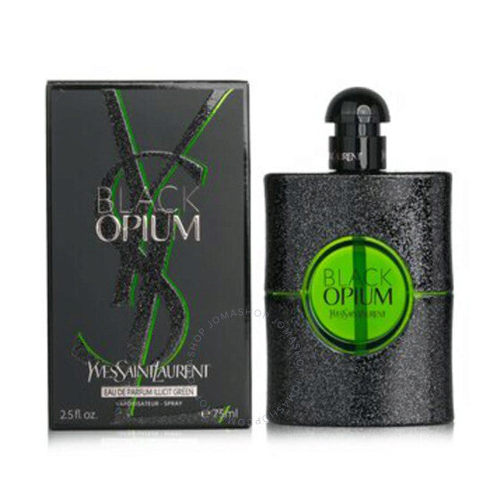 BLACK OPIUM ILLICIT GREEN BY YSL EDP 2.5 FLOZ